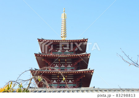 四天王寺の五重塔（大阪市天王寺区） 83298813