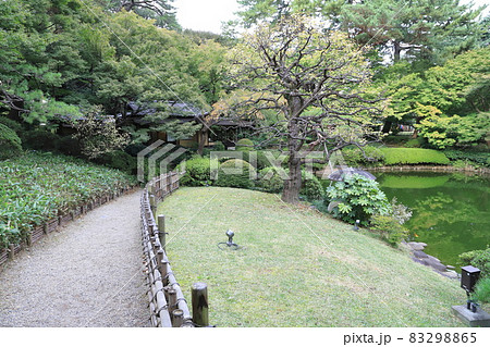 東京都庭園美術館　旧朝香宮邸　日本庭園　港区白金台 83298865