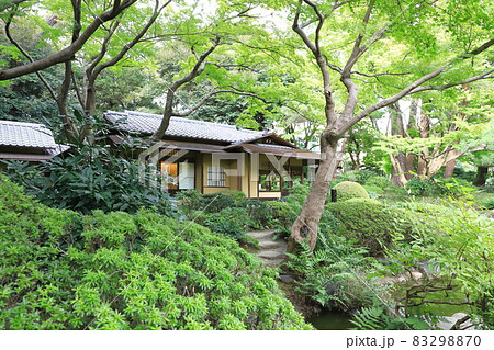 東京都庭園美術館　旧朝香宮邸　日本庭園　港区白金台 83298870