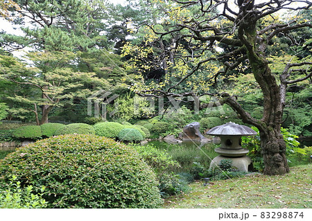 東京都庭園美術館　旧朝香宮邸　日本庭園　港区白金台 83298874