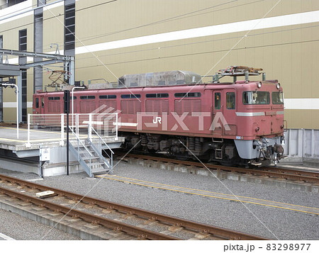 大分駅 機関車 貨物列車 Ef81形 国鉄 レトロの写真素材 2977