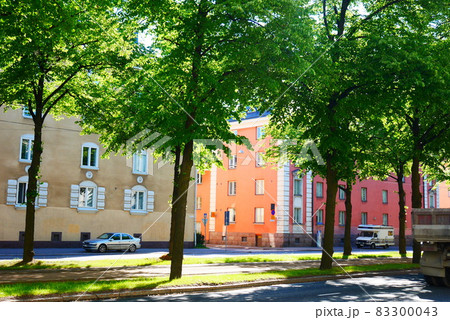 [フィンランド]緑が多い住宅街 83300043