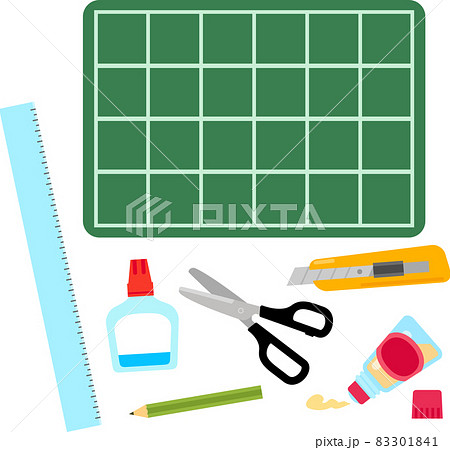 工作の道具のイラストセット 工作の道具のイラストセット 83301841