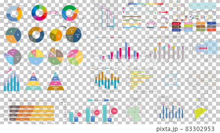 Convenient presentation material graph set 83302953