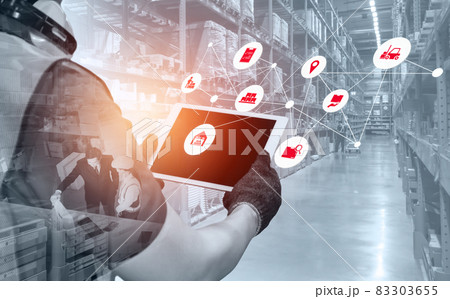 Smart warehouse management system with innovative internet of things technology 83303655