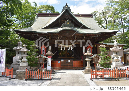 日本　群馬　前橋　総社神社の風景 83305466