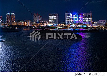 《東京都》東京ベイエリアの夜景・お台場 《東京都》東京ベイエリアの夜景・お台場 83305508