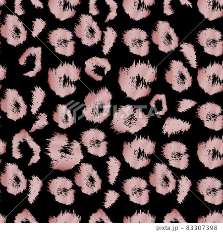 Leopard print pattern. Repeating seamless vector animal background. Leopard print pattern. Repeating seamless vector animal background. 83307398