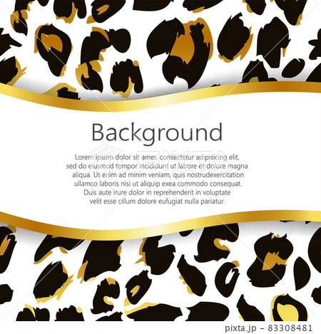 Leopard print pattern. Repeating seamless vector animal background. Leopard print pattern. Repeating seamless vector animal background. 83308481