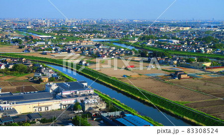 東埼玉資源環境組合の展望台から見た越谷市の風景 83308524