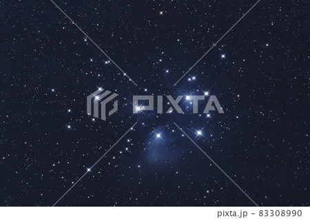 プレアデス星団の写真素材 3090