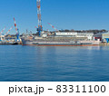米軍横須賀基地に停泊中の宿泊艦APL-40 83311100