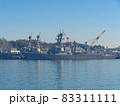 米軍横須賀基地に停泊するアーレイ・バーク級イージス駆逐艦 83311111