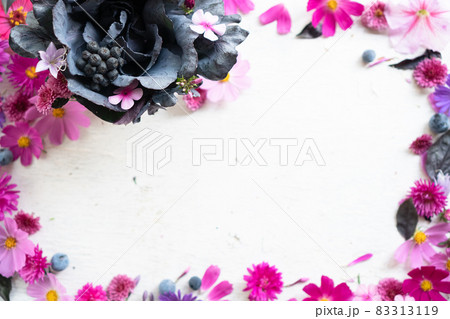 purple, violet, magenta, pink flower spiral rustic composition purple, violet, magenta, pink flower spiral rustic composition 83313119