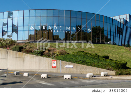 Belgium, facade of Trade Mart Brussels 83315005