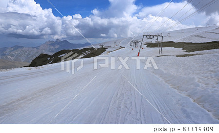 The slopes of the ski resort Les Deux Alpes The slopes of the ski resort Les Deux Alpes 83319309