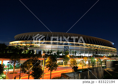 夜の国立競技場 夜の国立競技場 83322194