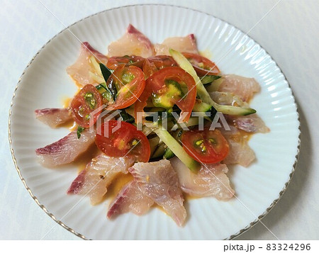 イサキのカルパッチョ　家庭料理 83324296