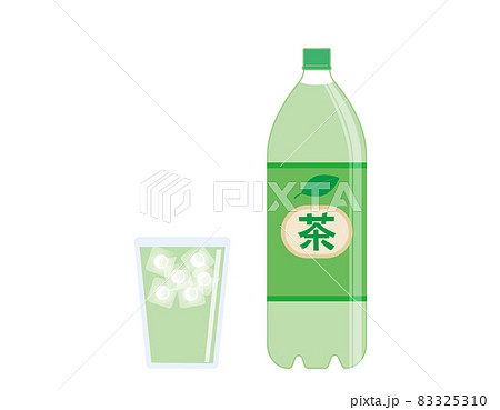 緑茶のペットボトル ベクターイラスト 緑茶のペットボトル ベクターイラスト 83325310