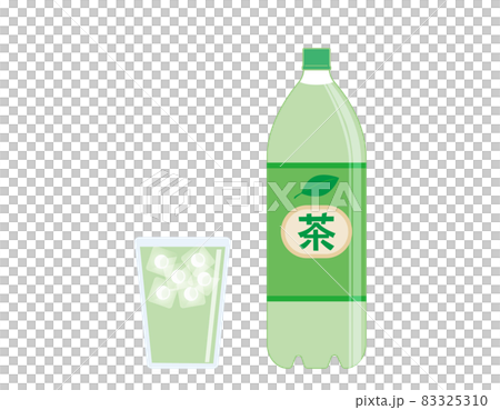 緑茶のペットボトル ベクターイラスト 緑茶のペットボトル ベクターイラスト 83325310