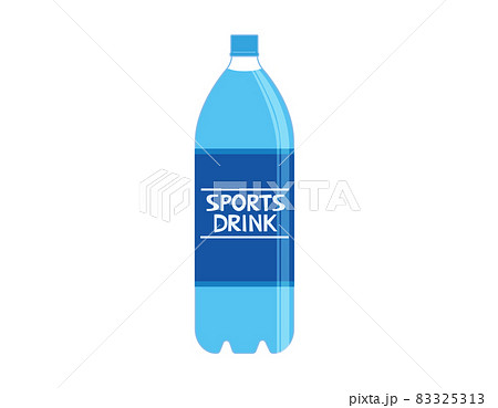 スポーツドリンクのペットボトル ベクターイラストのイラスト素材