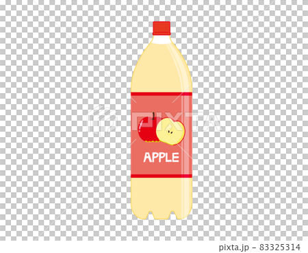 蘋果汁 PET 瓶矢量圖 83325314
