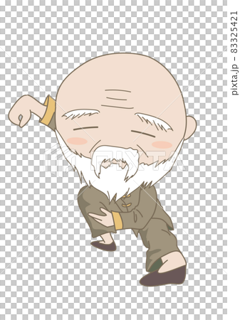 Tai Chi, an old man posing Tai Chi, an old man posing 83325421