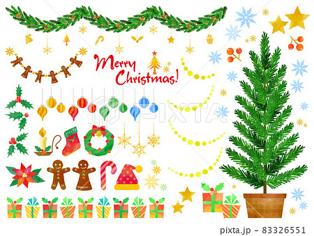 クリスマスツリー クリスマスガーランド 83326551
