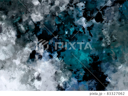 幻想的な水彩の水色テクスチャ背景 83327062