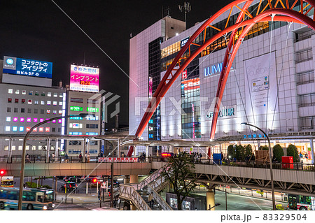 《東京都》立川駅前・都市風景 《東京都》立川駅前・都市風景 83329504