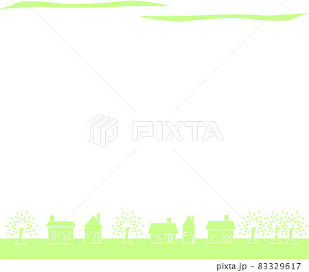 爽やかな街並みのエコイメージ 爽やかな街並みのエコイメージ 83329617