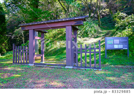 増山城址　冠木門　砺波市 83329885