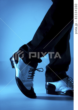Man dancer dancing shoes Man dancer dancing shoes 83334160