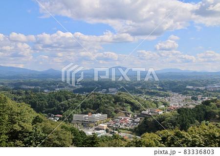 霞ヶ城・天主台からの眺め（福島県・二本松市） 83336803