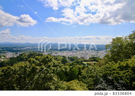 霞ヶ城・天主台からの眺め（福島県・二本松市） 83336804