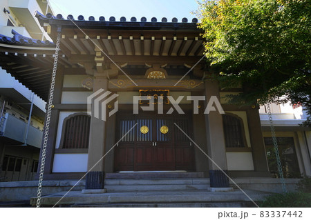 10月　港区1274長松寺本堂･三田四丁目 83337442