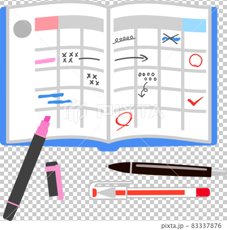 書面日程表和筆 書面日程表和筆 83337876
