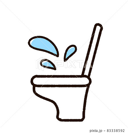 水漏れしている洋式トイレ 83338592