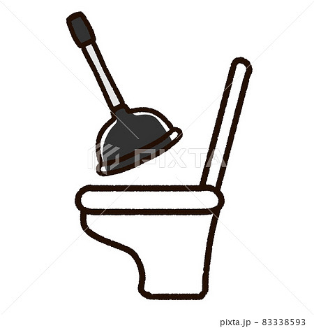 洋式トイレとラバーカップ 83338593