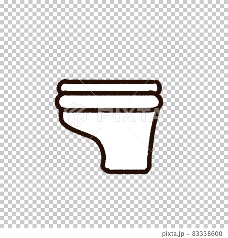 蓋が閉まっているトイレ　タンクレス 83338600