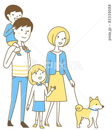 散歩 家族 二世代 散歩 家族 二世代 83339088
