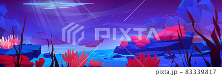 Coral reef ocean or sea underwater background Coral reef ocean or sea underwater background 83339817