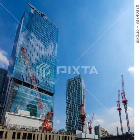 再開発工事が進む渋谷駅周辺(東京都渋谷区) 再開発工事が進む渋谷駅周辺(東京都渋谷区) 83340330