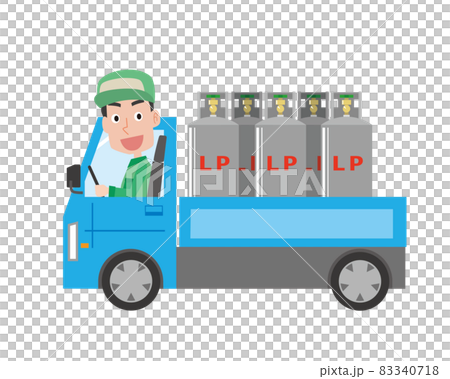 運送丙烷氣的男子 運送丙烷氣的男子 83340718
