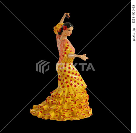 figure of Spanish flamenco dancersの写真素材 [83340948] - PIXTA