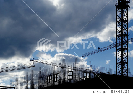 Elevating construction crane 83341281