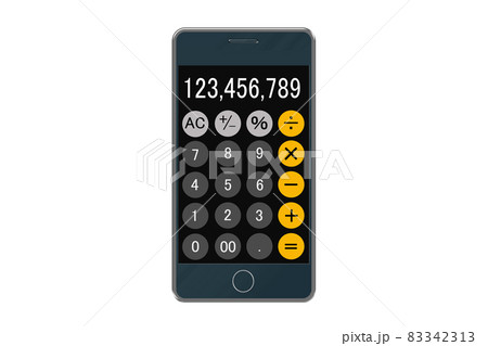 電卓　スマートフォン 83342313