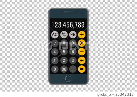 電卓　スマートフォン 83342313