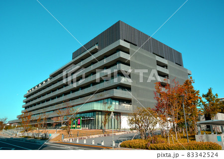 水戸市役所庁舎と周辺の街並み 水戸市役所庁舎と周辺の街並み 83342524