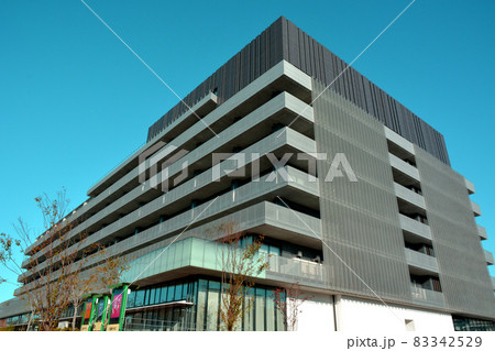 水戸市役所庁舎と周辺の街並み 水戸市役所庁舎と周辺の街並み 83342529